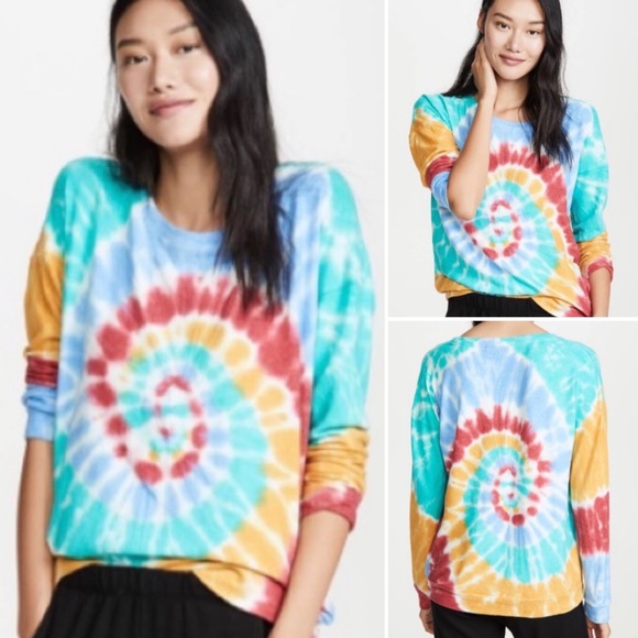 PJ SALVAGE Tie Dye Sweatshirt Size Medium - Picture 8 of 8